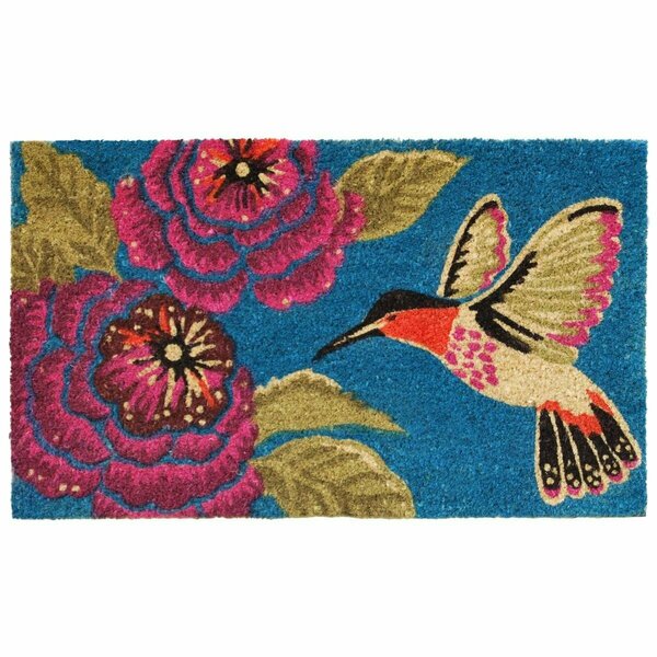 Configuracion 24 x 36 in. Hummingbird Delight Rectangular Doormat, Multi Color CO2544263